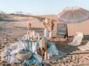 Virginia Beach : Neuer Veranstalter kreiert erlesene Strand-Picknicks Picknick am Strand (c) The VB Picnic Co.