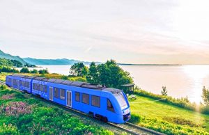 Erster Wasserstoffzug zwischen Québec City und Baie-Saint-Paul Wasserstoffzug (c) Alstom
