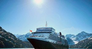 Alaska. Made by Cunard. Queen Elizabeth in Alaska (c) Cunard