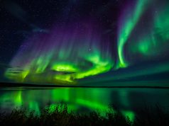 Aurora-Sagen aus den Northwest Territories Nordlicht am Turton Lake (c) Nicky Richards