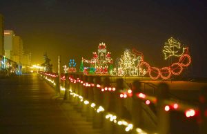 Vorweihnachtszeit in Virginia Beach Boardwalk (c) Virginia Beach CVB