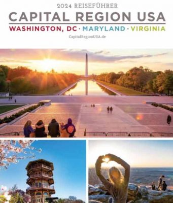 Capital Region USA mit dem neuen Reiseführer 2024 kennenlernen Capital Region USA Reiseführer (c) Capital Region USA