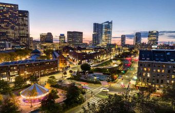 Boston nach Sonnenuntergang Boston (c) Kyle klein