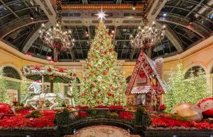 Las Vegas erstrahlt in Festtagsstimmung Bellagio Conservatory Botanical Gardens (c) Trevor Oshana MGM Resorts Internationa