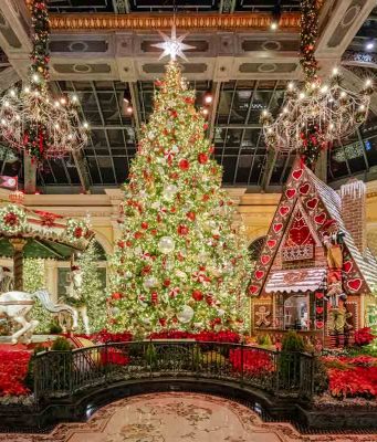 Las Vegas erstrahlt in Festtagsstimmung Bellagio Conservatory Botanical Gardens (c) Trevor Oshana MGM Resorts Internationa