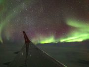 Exklusives Yukon Aurora 360° Flugerlebnis Nordlicht (c) Air North