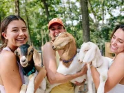 Familienreise durch Illinois Hoof It Goat Treks (c) Enjoy Illinois