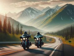 Mit dem Motorrad auf dem Alaska Highway