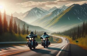 Mit dem Motorrad auf dem Alaska Highway
