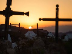 Texas: Treffen mit Gespenstern Terlingua Sunset (c) Chris Zebo