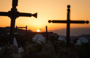 Texas: Treffen mit Gespenstern Terlingua Sunset (c) Chris Zebo