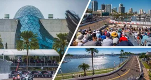 Motorsportgeschichte auf den Straßen von St. Petersburg in Florida Motorsport in St. Petersburg (c) Visit St. Pete-Clearwater