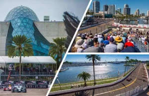 Motorsportgeschichte auf den Straßen von St. Petersburg in Florida Motorsport in St. Petersburg (c) Visit St. Pete-Clearwater