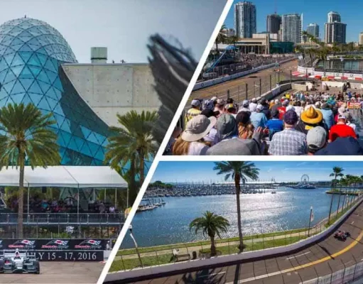 Motorsportgeschichte auf den Straßen von St. Petersburg in Florida Motorsport in St. Petersburg (c) Visit St. Pete-Clearwater