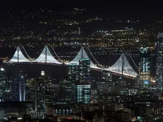 Bay Bridge in San Francisco leuchtet wieder Bay Lights San Francisco (c) Illuminate